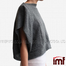 Cuello barco recortado - Sudadera gris